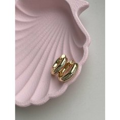 Серьги конго Love & Soul Jewelry, золотистый