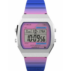 Наручные часы TIMEX, Purple/Stainless Steel/Digital