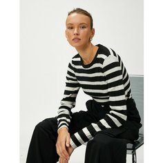 Свитер KOTON, размер 42, , светло-бежевый