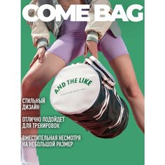Сумка спортивная , 30 л, 45х30х50 см, ручная кладь, зеленый Без бренда