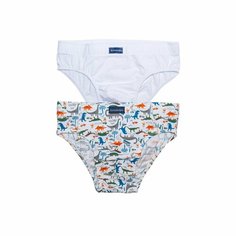 Комплект нижнего белья Андерсен, размер 134, мультиколор, белый