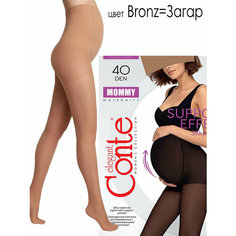 Колготки Conte elegant MOMMY, 40 den, размер 3/M, bronz загар
