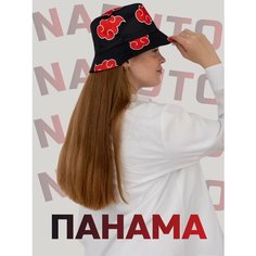 Панама DRAKON IRG для взрослых и детей, размер 56-58, черный, красный