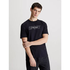 Футболка спортивная Calvin Klein Sport, размер M, черный