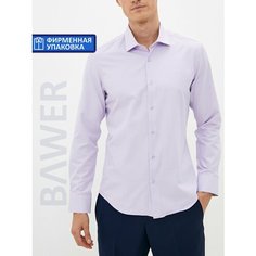 Рубашка BAWER, размер XS, сиреневый