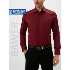 Рубашка BAWER, размер 3XL, бордовый
