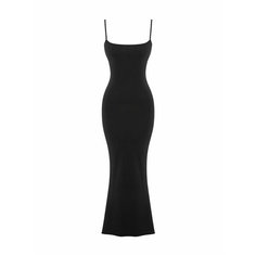 Платье XSAI SLIP DRESS, размер XS, черный