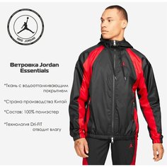 Куртка спортивная NIKE Essential, размер XL, черный