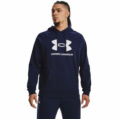 Худи спортивное Under Armour Rival Fleece Logo HD, размер LG, , темно-синий