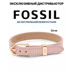 Браслет FOSSIL, размер 22 см, розовый