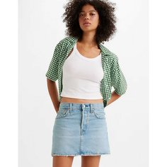 Юбка Levis Women Icon Skirt, размер 27, голубой Levis®