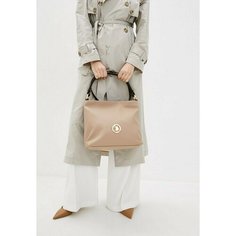 Сумка шоппер U.S. POLO ASSN., фактура гладкая, US21255Taupe