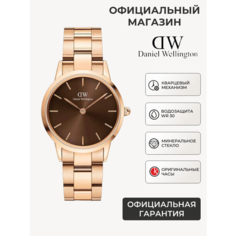 Наручные часы Daniel Wellington, коричневый/золотой