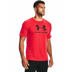 Футболка Under Armour SPORTSTYLE LOGO SS, 1 шт., размер MD, красный