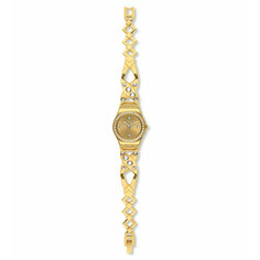 Наручные часы swatch, золотистый