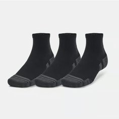 Носки Under Armour UA 3-Maker 3pk Mid-Crew, комплект, 3 пары, размер XL, черный