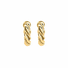 Серьги двусторонние Cerruti 1881, золотой