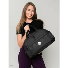 Сумка спортивная Capline, 15 л, 17х24х43 см, ручная кладь, черный
