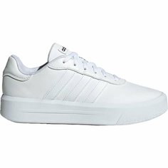 Кеды adidas COURT PLATFORM W, полнота F, размер 5 UK, белый
