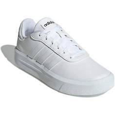 Кеды adidas COURT PLATFORM W, полнота F, размер 7 UK, белый