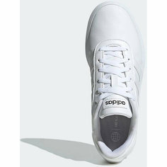 Кеды adidas COURT PLATFORM W, полнота F, размер 8 UK, белый