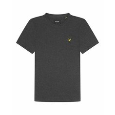 Футболка Lyle & Scott Plain T-shirt, размер S, желтый, черный, белый, серый