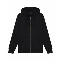 Толстовка Lyle & Scott Tonal Eagle Zip Through Hoodie, размер M, , черный оникс