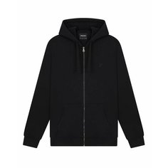 Толстовка Lyle & Scott Zip Through Hoodie, размер S, , черный оникс