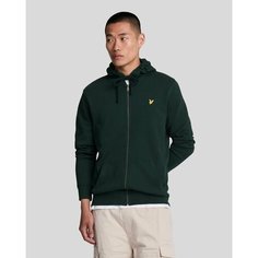 Толстовка Lyle & Scott Zip Through Hoodie, размер S, , dark green