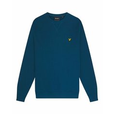 Свитшот Lyle & Scott Crew Neck Sweatshirt, размер M, , синий, желтый