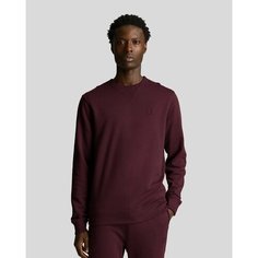 Свитшот Lyle & Scott Tonal Eagle Crew Neck Sweatshirt, размер XL, , burgundy