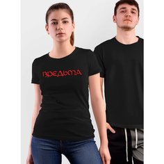 Футболка Just4you, размер XL, красный, черный