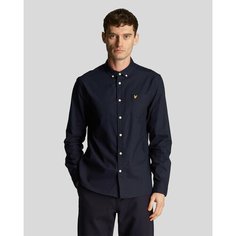 Рубашка Lyle & Scott Regular Fit Light Weight Oxford Shirt, размер L, dark navy