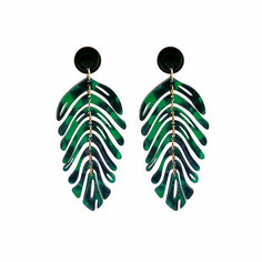 Серьги пусеты Inna Voropaeva jewelry, размер 70 мм