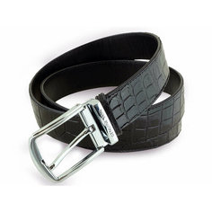 Ремень Exotic Leather для мужчин, размер 120, черный