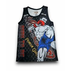 Футболка Born to be Muaythai Muay Thai, 1 шт., размер M, черный