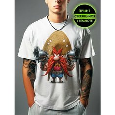 Футболка Romax Tex, размер 46, белый