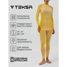Комплект термобелья Teksa, размер 46, Желтый