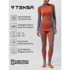 Комплект термобелья Teksa, размер 42, оранжевый