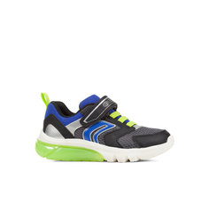 Кроссовки GEOX, размер 27 EU, темно-серый/королевский синий