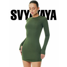 Платье СВЯТАЯ, размер XS, Khaki