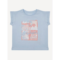 Футболка GUESS, размер 10 лет, синий