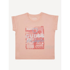 Футболка GUESS, размер 10 лет, розовый