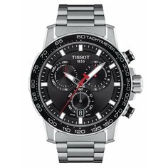 Наручные часы TISSOT, черный/серебристый