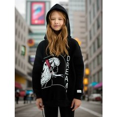 Толстовка Kogankids, размер 152 / 12 лет, черный