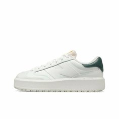 Кеды New Balance CT302, полнота D, размер 240 mm | EU 38.5 | RU 37.5, белый-зеленый