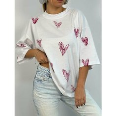 Футболка Only you, размер M, белый