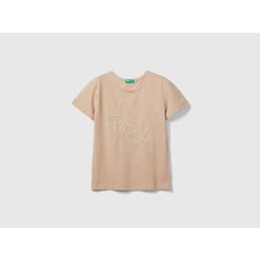 Футболка UNITED COLORS OF BENETTON, размер EL, розовый