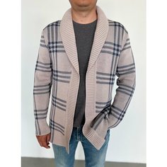 Кардиган borssonero, размер 48 / M, , серый