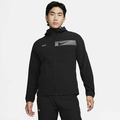 Куртка спортивная NIKE M NK RPL FLSH UNLIMITED HD JKT, размер S, чёрный
